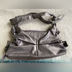 Y2K Silver Shine Handbag